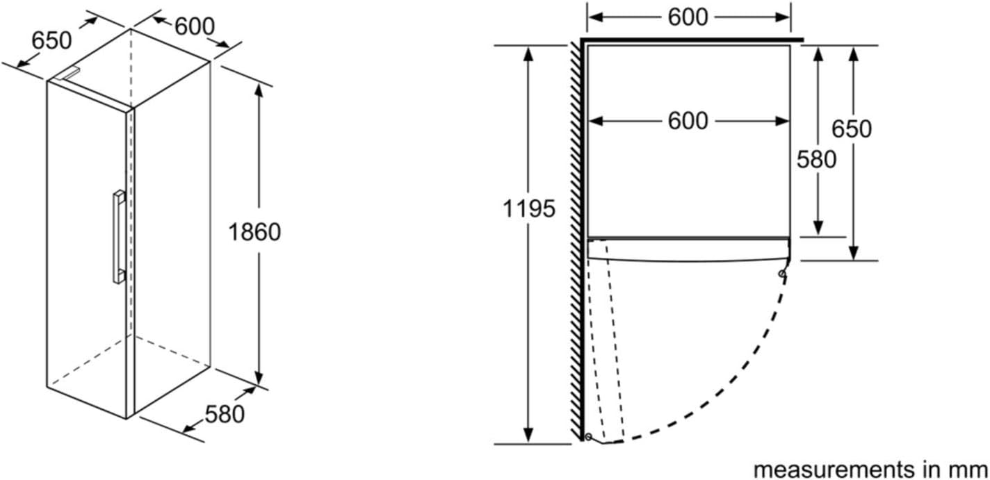 Bosch KGV33VWEAS, Série 4, Réfrigérateur congélateur, Pose libre, 176 x 60 cm, 195 L / 94 L, Blanc