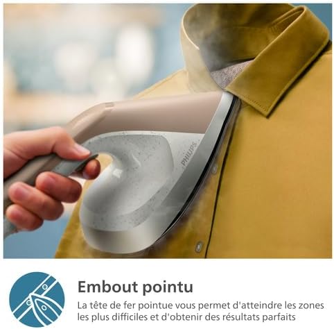 Philips Série 8500 Solution de repassage Tout-en-Un-Planche multi-angle, Technologie anti-brûlure, Socle amovible, Double technologie de chauffage, Élimine 99,9% des bactéries et acariens*(AIS8530/20)