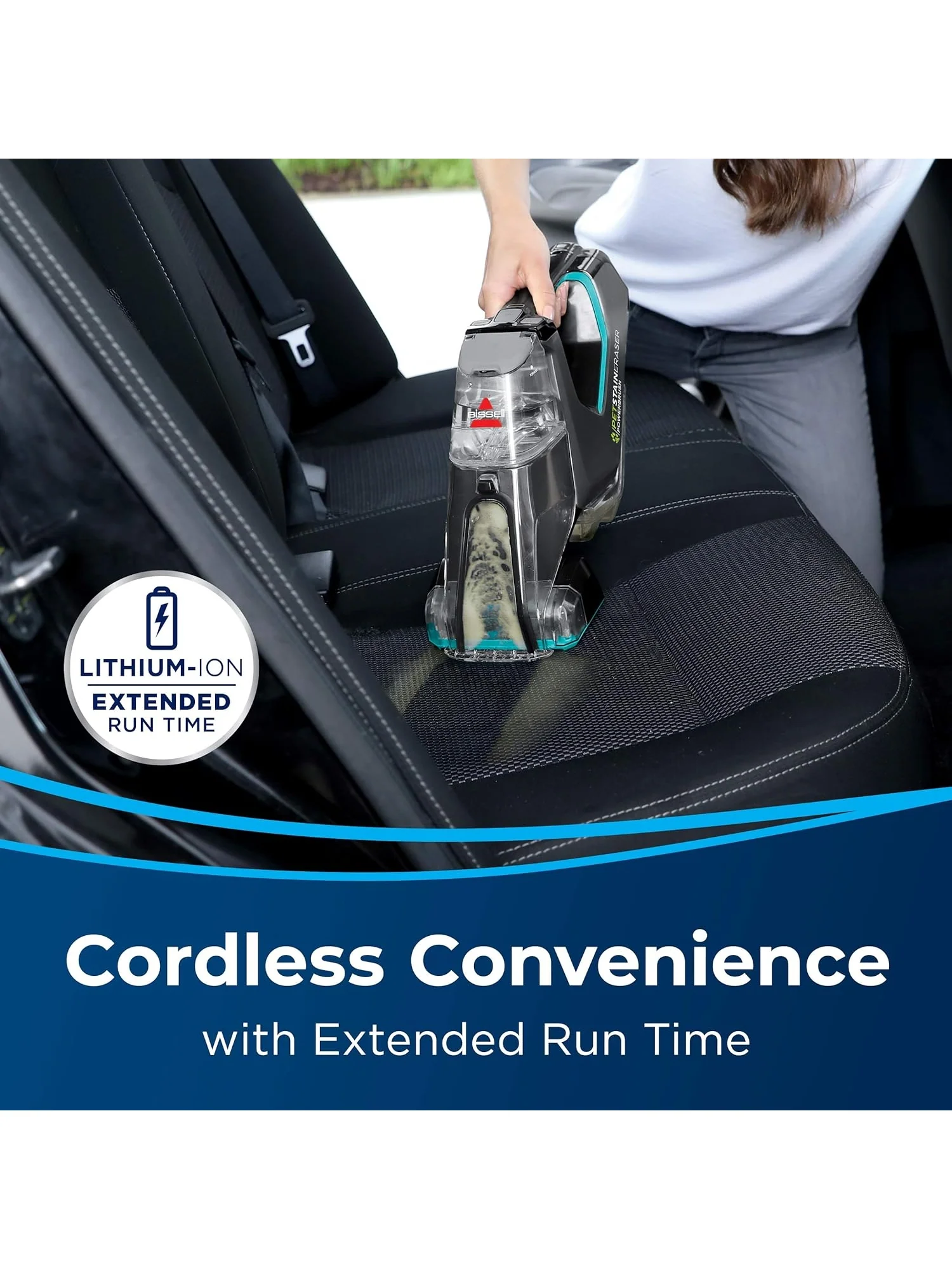 BISSELL Pet Stain Eraser PowerBrush, 20-min runtime, DirtLifter PowerBrush, Stationary Pet Tool,