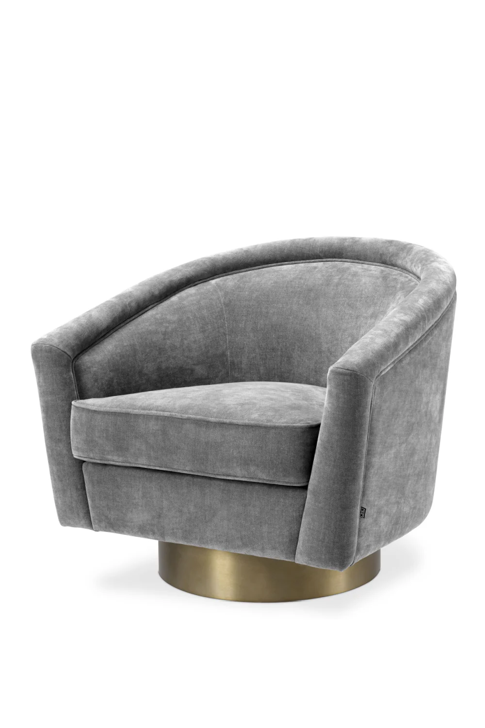 Fauteuil pivotant velours gris | Eichholtz Catene