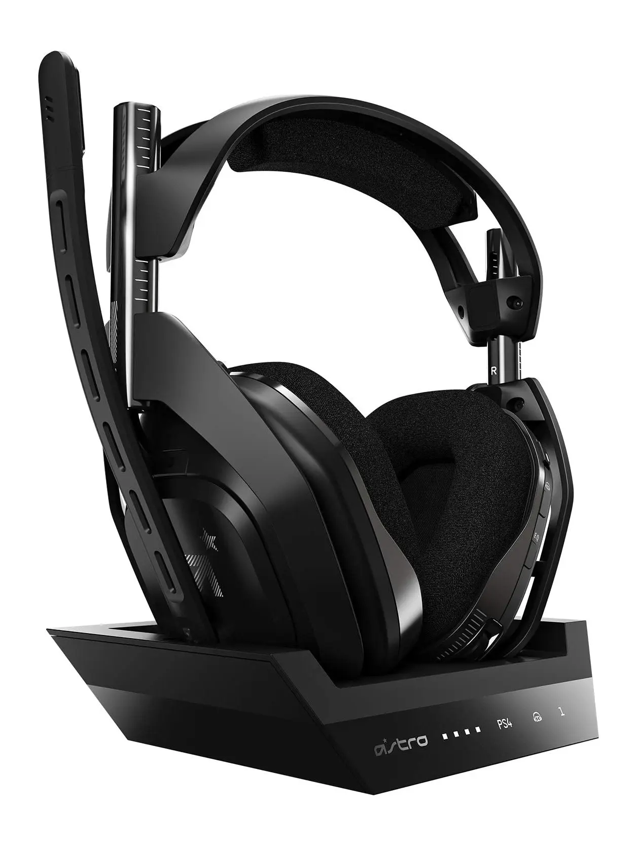 ASTRO Gaming A50 Wireless Headset + Base Station Gen 4 - Compatible With PS5, PS4, PC, Mac - Black/Silver
