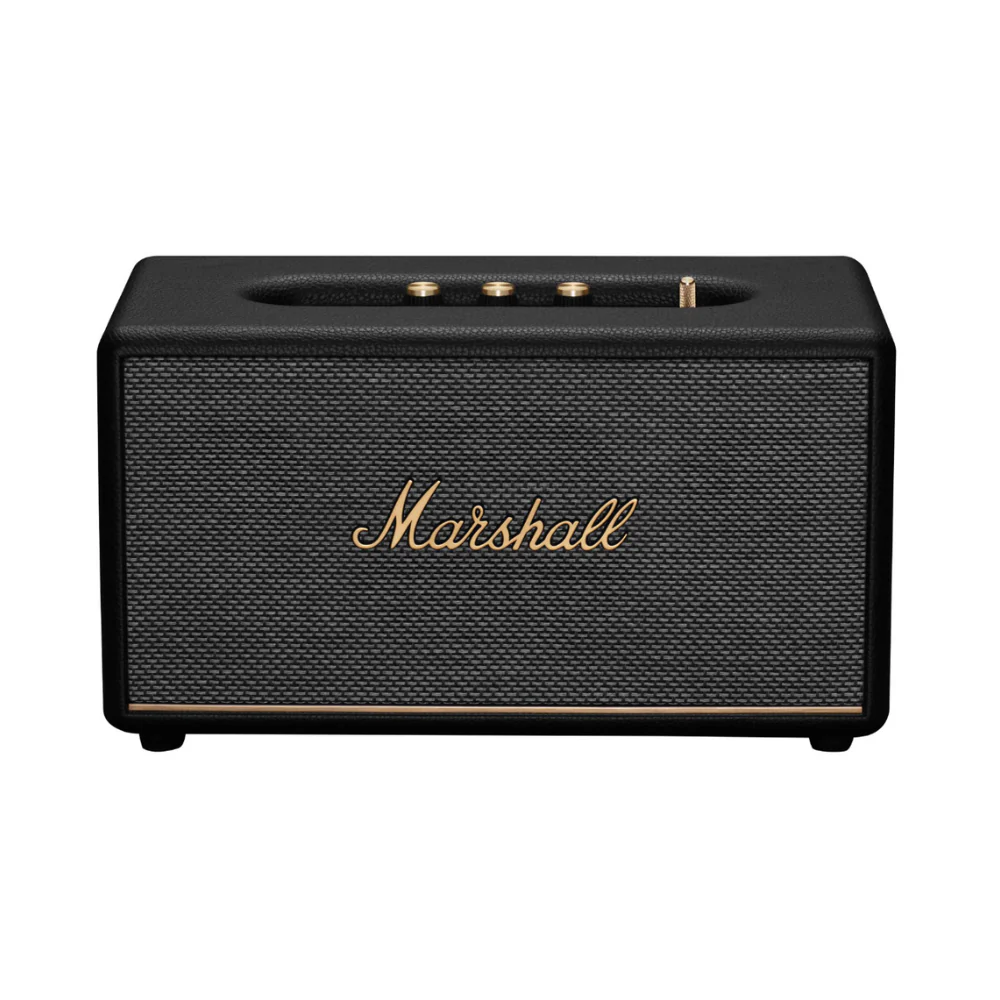 Haut-parleur Bluetooth sans fil Stanmore III de Marshall - Noir - Recertifié par Marshall  - Les soldes du printemps -