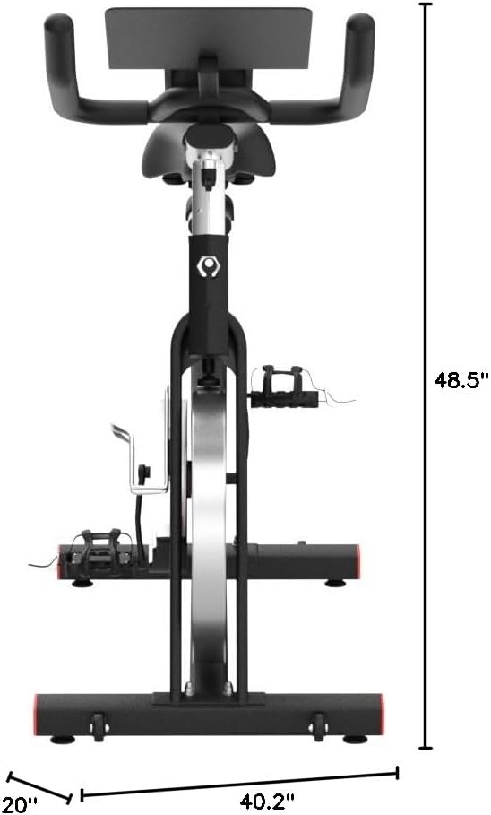 JOROTO X2 Vélo d'Appartement Professionnel et JOROTO X2PRO Bluetooth Vélo d'Appartement Vélo de Fitness Ergomètre avec Résistance Magnétique Réglable et Système de Courroie avec Grand Support Tablette - Capacité de Charge 150KG