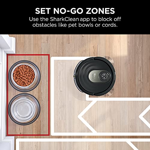 Shark AI Robot Vacuum & Mop, with Home Mapping, Perfect for Pets, Wifi, Works with Alexa, Black/Gold (AV2001WD)
