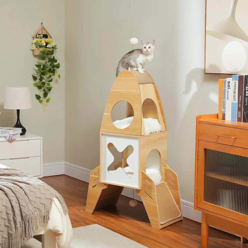 Arbre à chat fusée - Lieu de jeu et repos