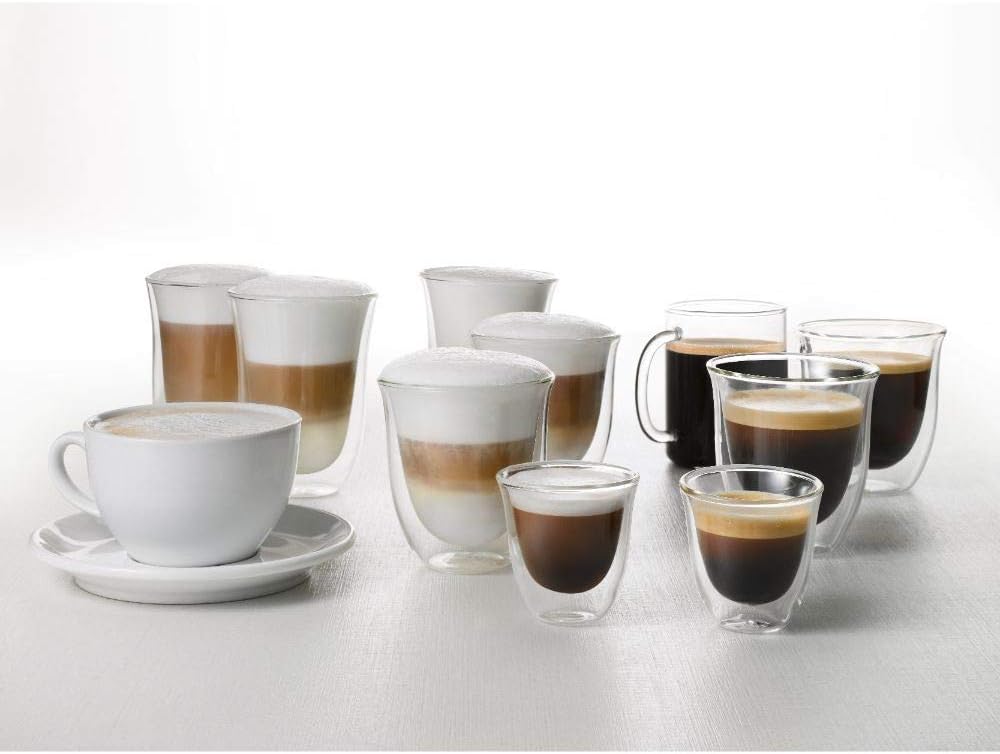 De'Longhi Dinamica Machine a Café Grain ECAM350.55.B Cappuccino et Expresso, 1.8L, Noir