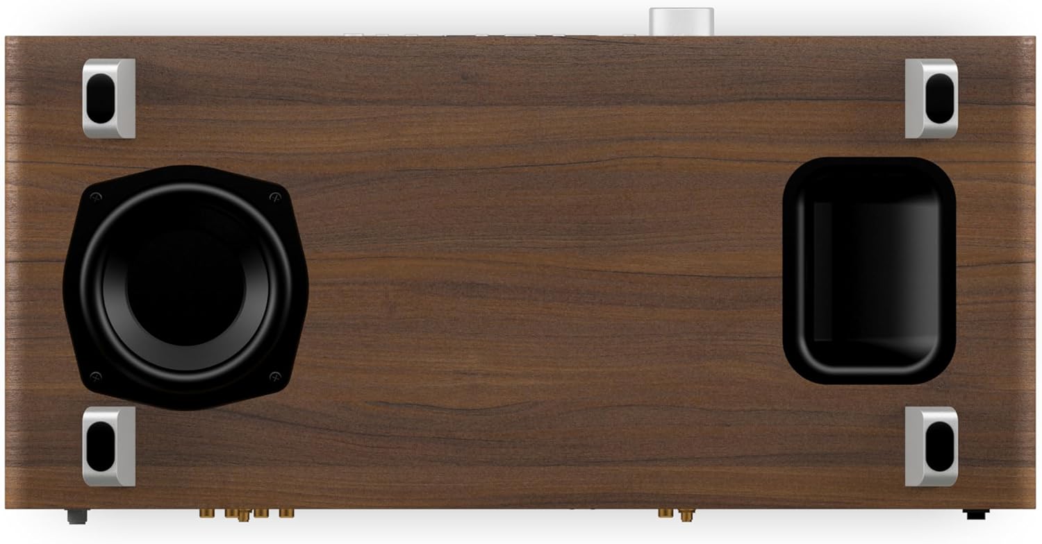 sonoro MEISTERSTÜCK (Gen.2) Chaîne Hi-FI (Airplay, Chromecast, Spotify, Tidal, FM, Dab+, USB) Noyer