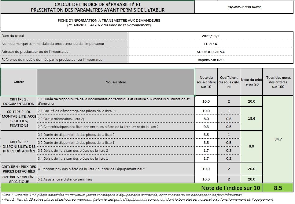 Eureka RapidWash NEW630 Aspirateur Laveur sans Fil,Aspirateur Balai Sec et Humide Inclinaison à 170°,Séchage Air Chaud 60℃,Anti Enchevêtrement,Autonomie 38 Mins,Aspirateur Eau et Poussière Sols Durs