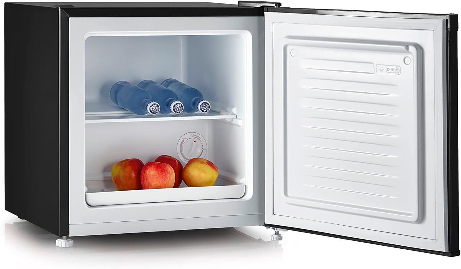 SEVERIN Combiné Table Top, Mini Bar, Mini réfrigérateur Pose libre, Réfrigérateur bar de largeur 56 cm, Volume : 120 Litres, Classe D, 110 kWh/an, 39 dB, Blanc, TKS 8846