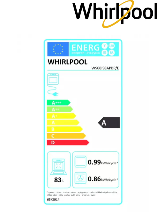 Whirlpool WS68IS8APBP/E