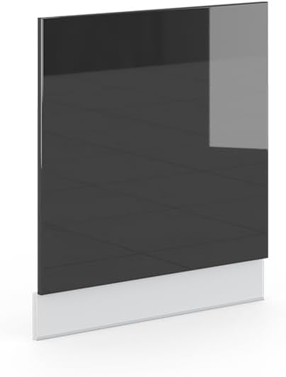 Vicco Meuble pour Four Fame-Line, Blanc Haute Brillance/Blanc, 60 cm avec étagères Ouvertes