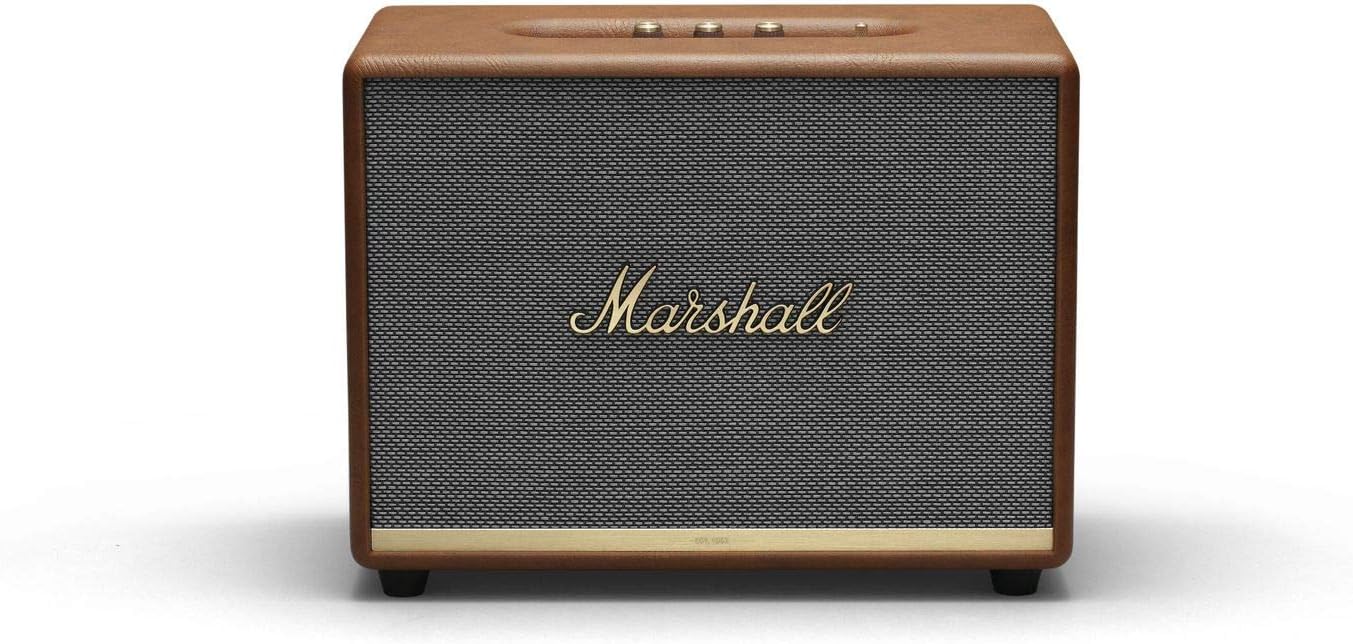 Marshall Stockwell II Enceinte Bluetooth Portatif - Noir et Laiton[Exclusif Amazon]