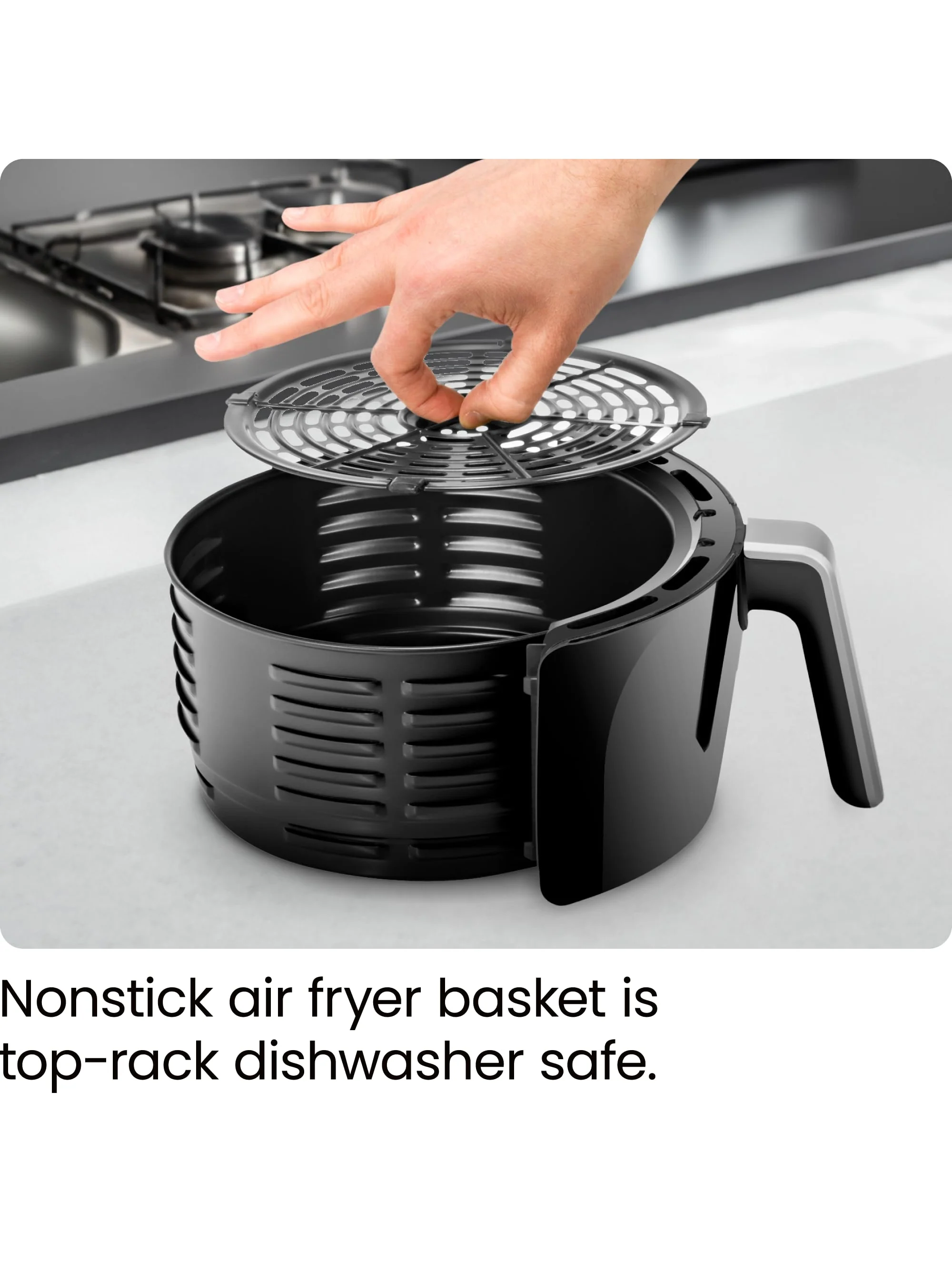 CHEFMAN Multifunctional Digital Air Fryer+ Rotisserie, Dehydrator, Convection Oven, 17 Touch Screen Presets Fry, Roast, Dehydrate, Bake, XL 10L Family Size, Auto Shutoff, Large Easy-View Window, Black