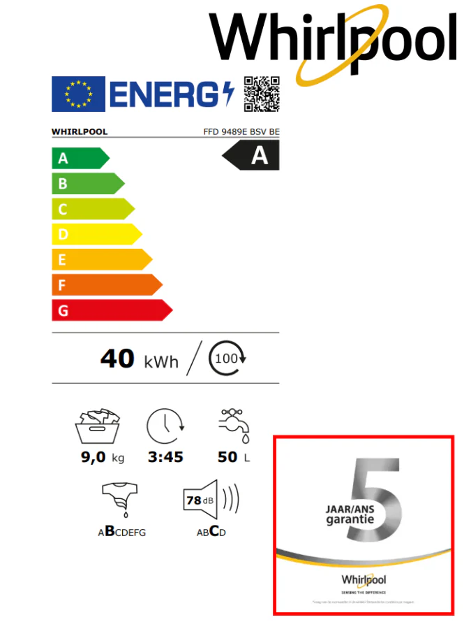 Whirlpool FFD9489EBSVBE