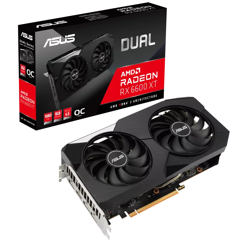 Asus Dual Radeon™ RX 6600 XT O8G