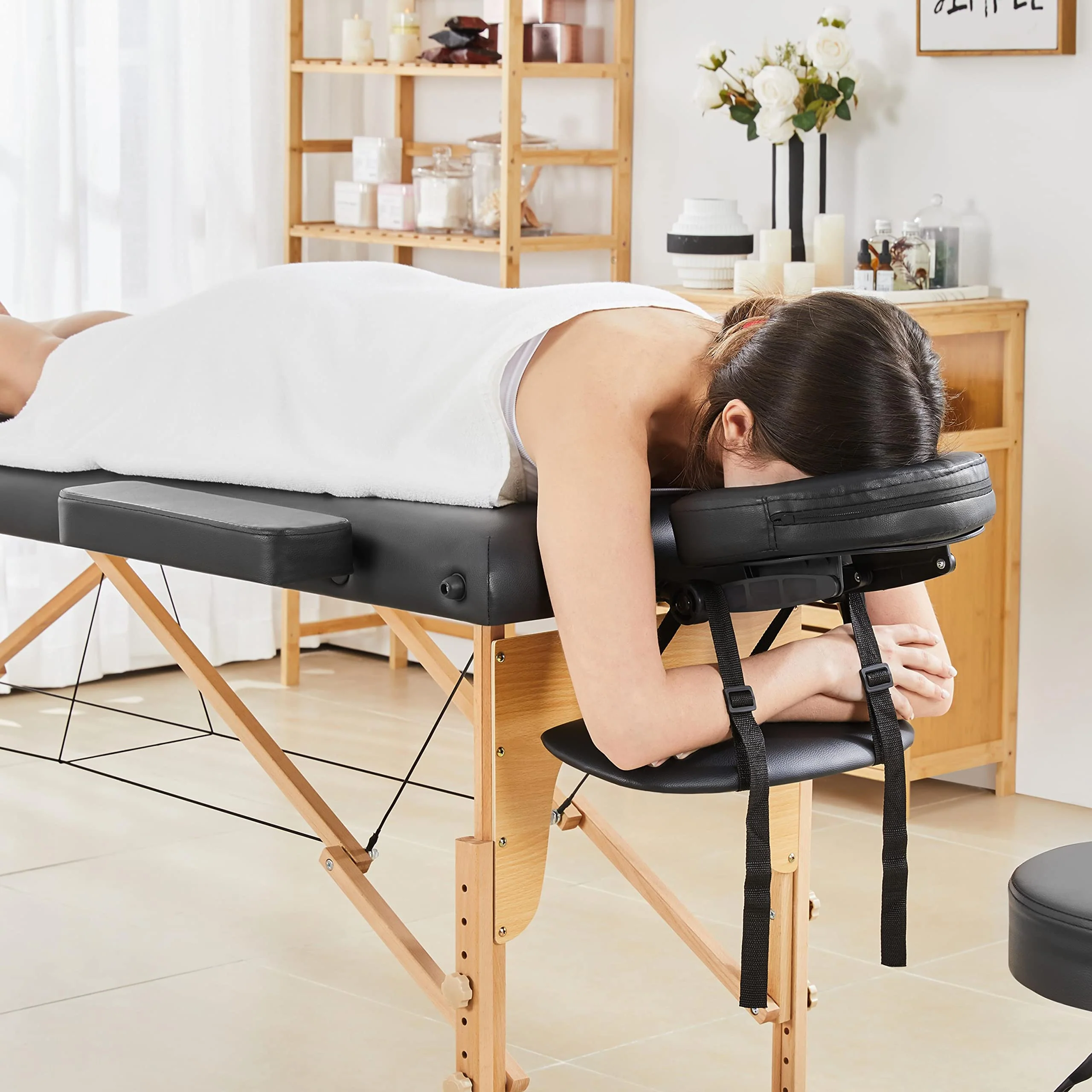 Yaheetech Portable Massage Bed for Beauty Tattoo