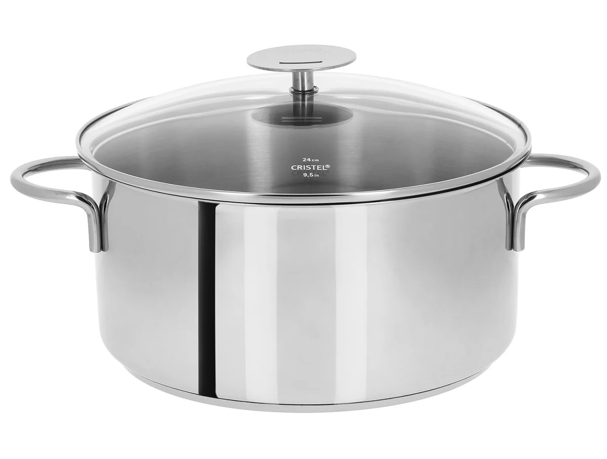 Faitout inox Mutine fixe 24cm Cristel