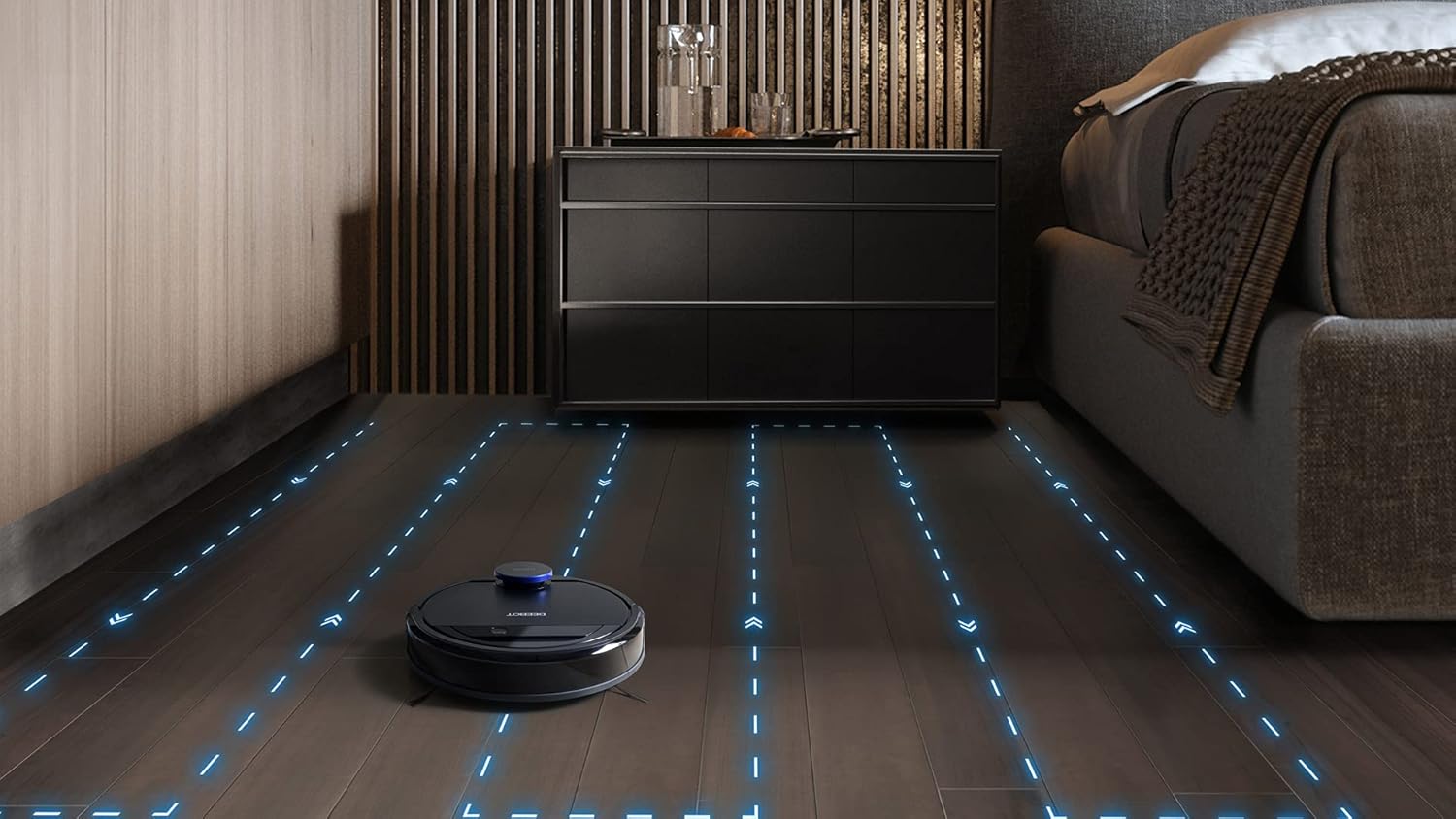 ECOVACS X8 PRO OMNI Robot Aspirateur Laveur avec Station Tout-En-Un, Puissance 18000Pa, Nettoyage Automatique Instantané OZMO ROLLER, Nettoyage à l'eau chaude 75℃, Ajout Solution Nettoyage Automatique