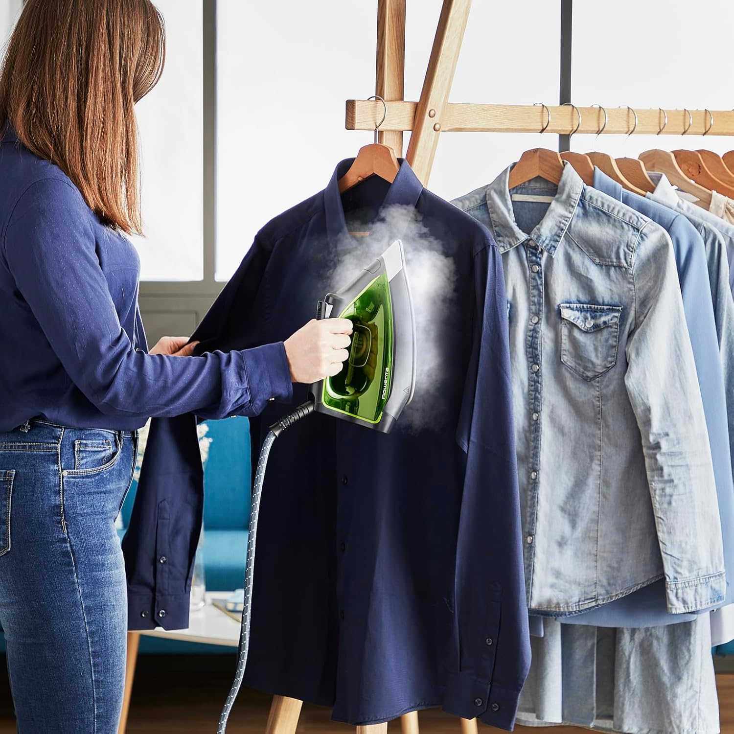 Rowenta Silence Steam Pro Centrale vapeur, Haute pression 8 bars, Fonction pressing 580g/min, Silencieuse, Fabriqué en France DG9246F0