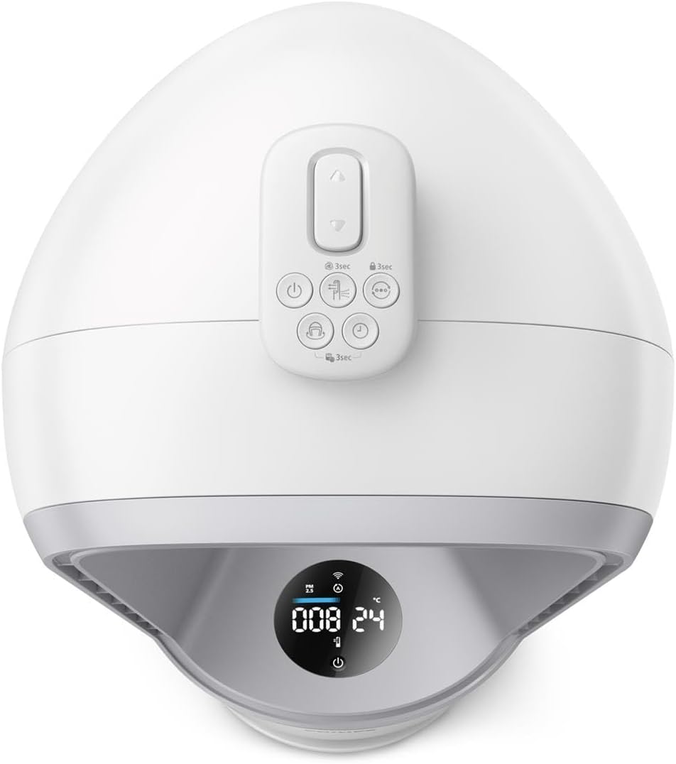 Philips Air Performer 3-en-1 : Purificateur, Chauffage & Ventilateur Rafraîchisseur – Nettoie 70m², Élimine 99,97% des Allergènes et Polluants. Filtre HEPA, Capteurs Intelligents, App (AMF870/15)