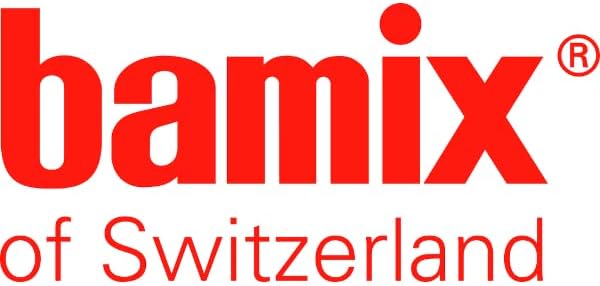 bamix Set avec mixeur plongeant M350 MAXX avec couteau étoile et hachoir, disques fouet et mélangeur en inox, 350 W, 2 vitesses, Fabriqué en Suisse, Noir/Chromé