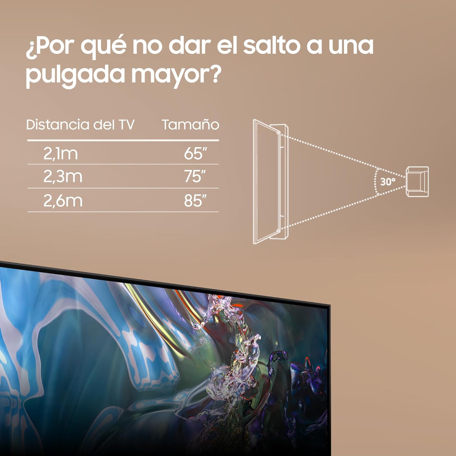 Samsung Téléviseur TQ85Q60D 85 (85 Pouces) QLED 4K Smart TV 2024