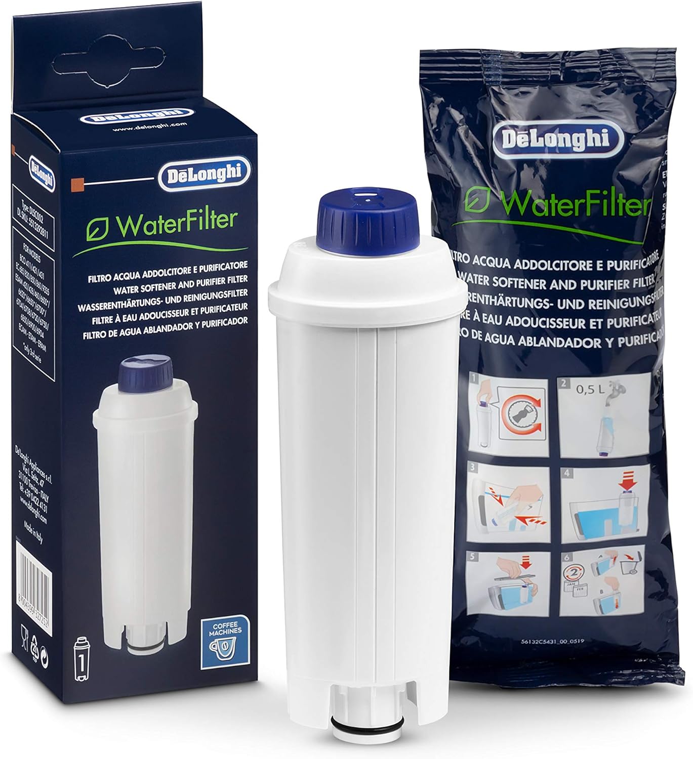 De'Longhi Dinamica Machine a Café Grain ECAM350.15.B, Machine Expresso et Cappucino, Noir