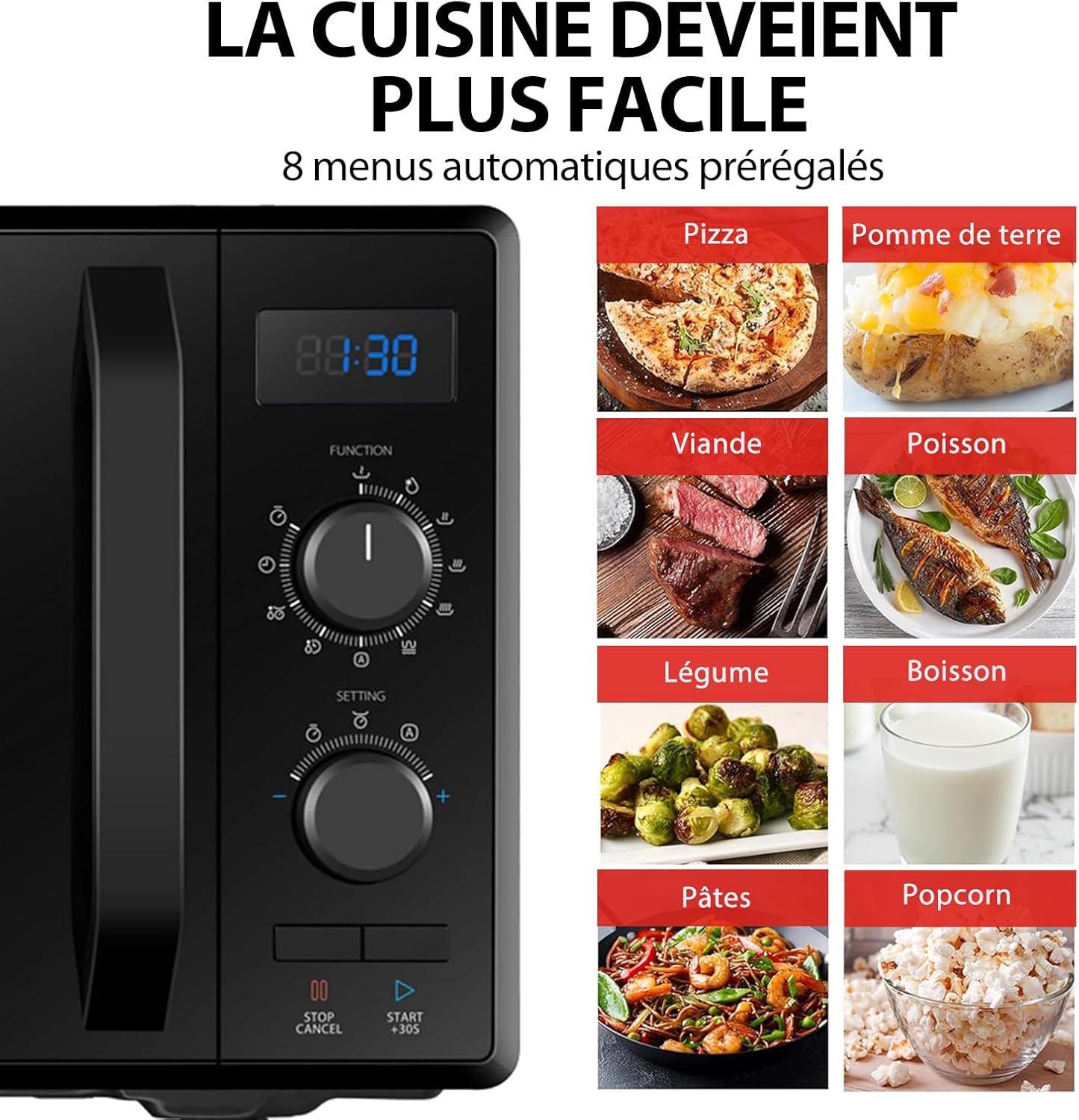 Toshiba MW3-AC26PFI(MG) Four à Micro-ondes 26L Air chaud combiné, 6-en-1 900W avec Cuiseur Vapeur en Gris Morandi, 6 Programmes 10 Niveaux de Puissance, 10 Menus Automatiques