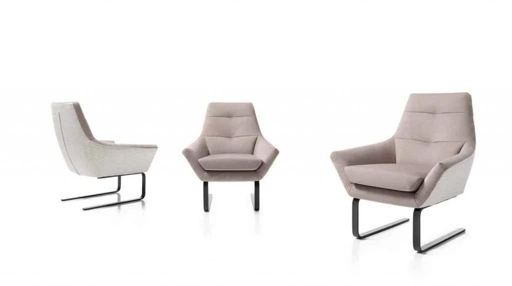 FAUTEUIL SIRA  (PIED TIGE EN FER )