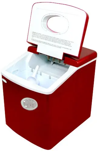 NewAir Counter Top Ice Maker Machine (Black), Compact Automatic Ice Maker, Cubes Ready in 6 Minutes, 28 Pounds in 24 Hours - Perfect for Home/Kitchen/Office/Bar