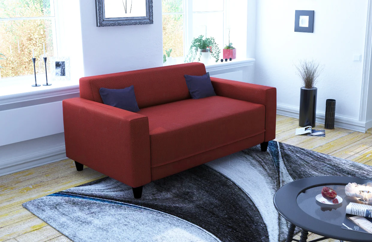 CANAPE BOB CF2 SAWANA ROUGE - A93737