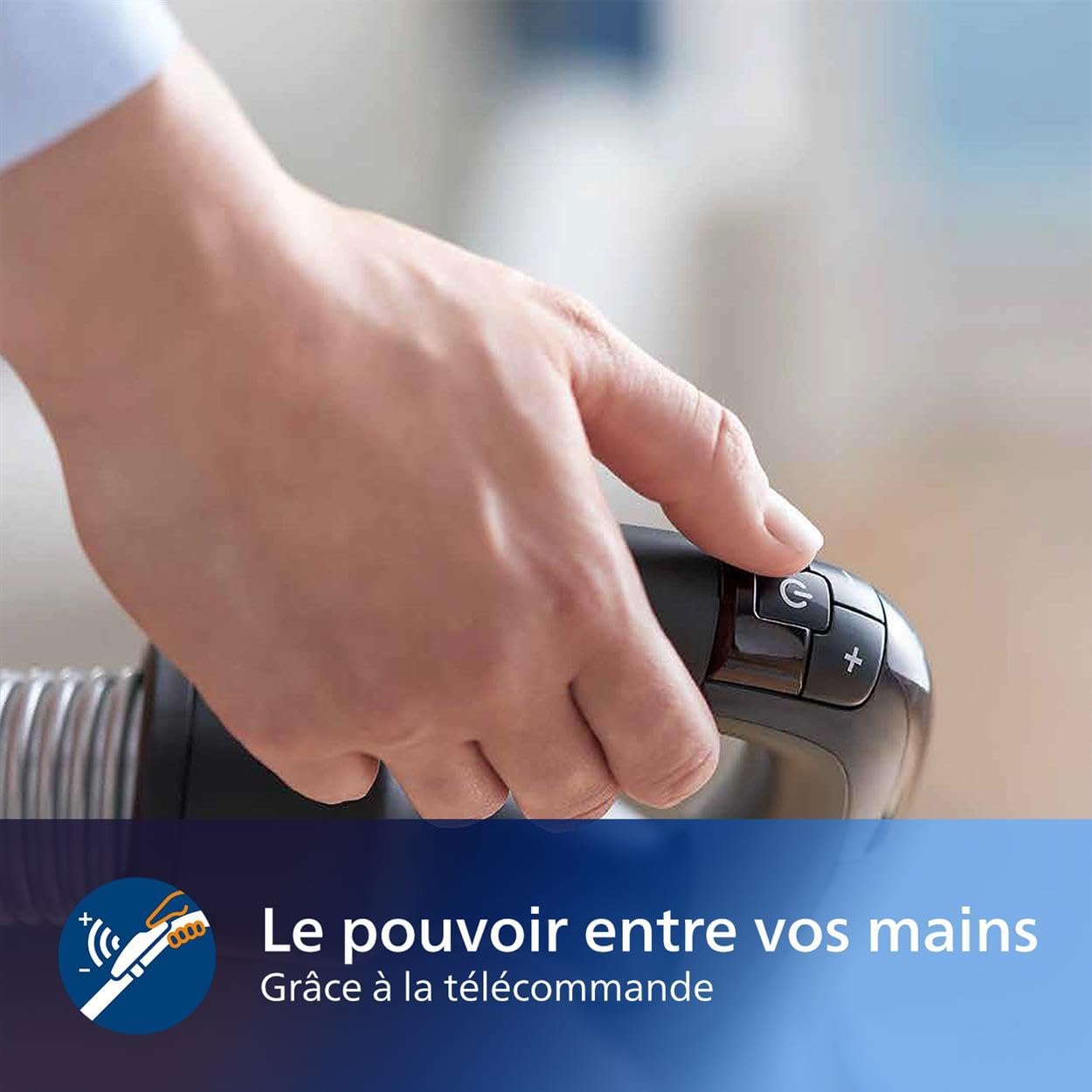 Philips Série 9000 Aspirateur sans Sac - 900 W, pour Toute Surface, avec Filtre Anti-Allergènes H13 et Brosse TriActive Ultra (XB9154/09)