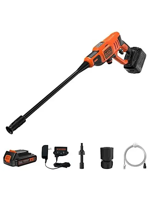 BLACK+DECKER 20V MAX Pressure Washer, 350 PSI (BCPW350C1)