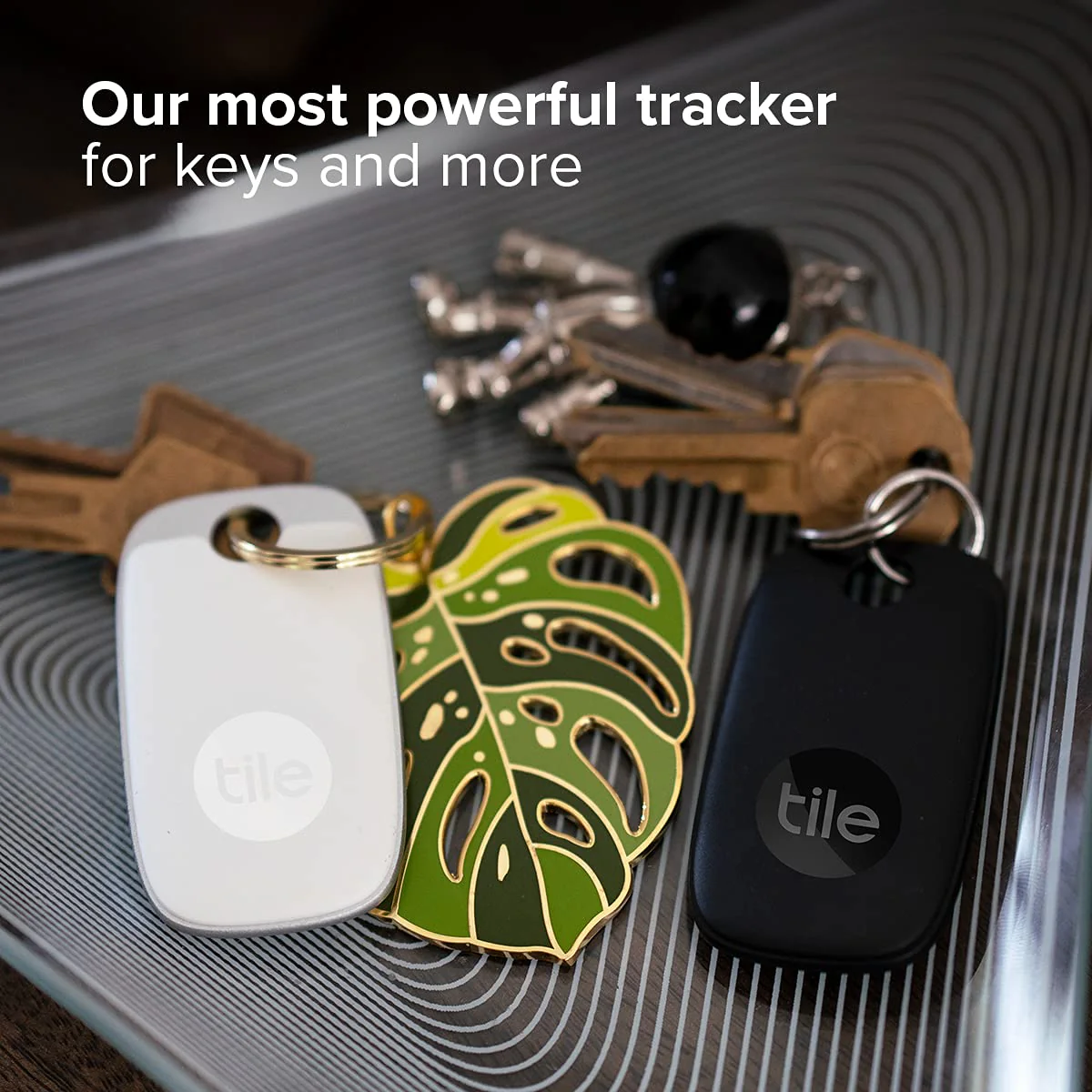 Tile Pro 4-Pack | Powerful Bluetooth Tracker, Keys Finder and Item Locator