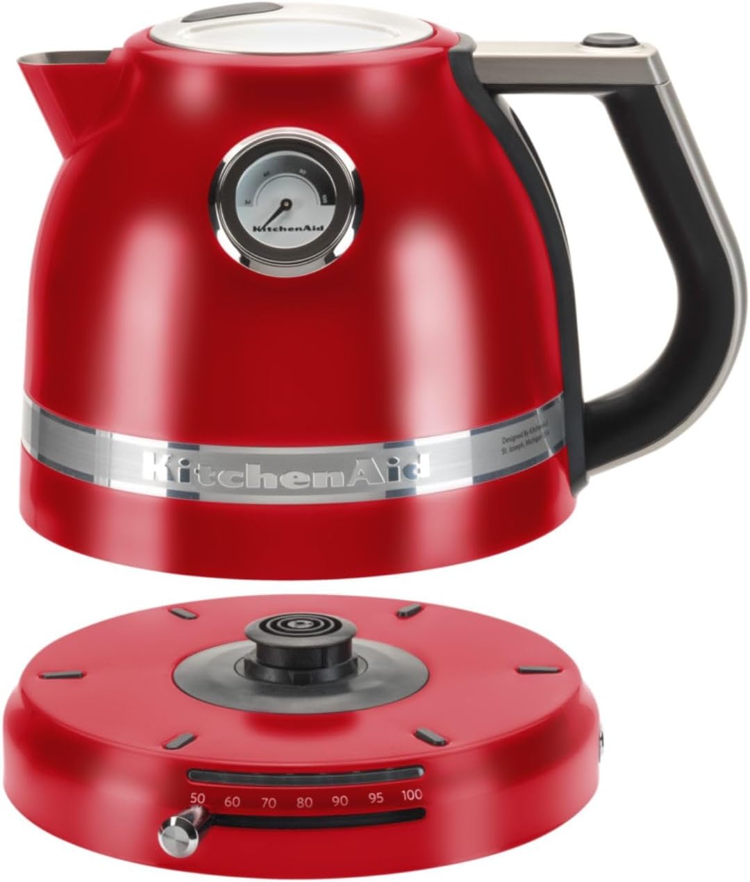 KitchenAid Artisan Bouilloire Électrique | Température Réglable | Bleu encre 1,5 L