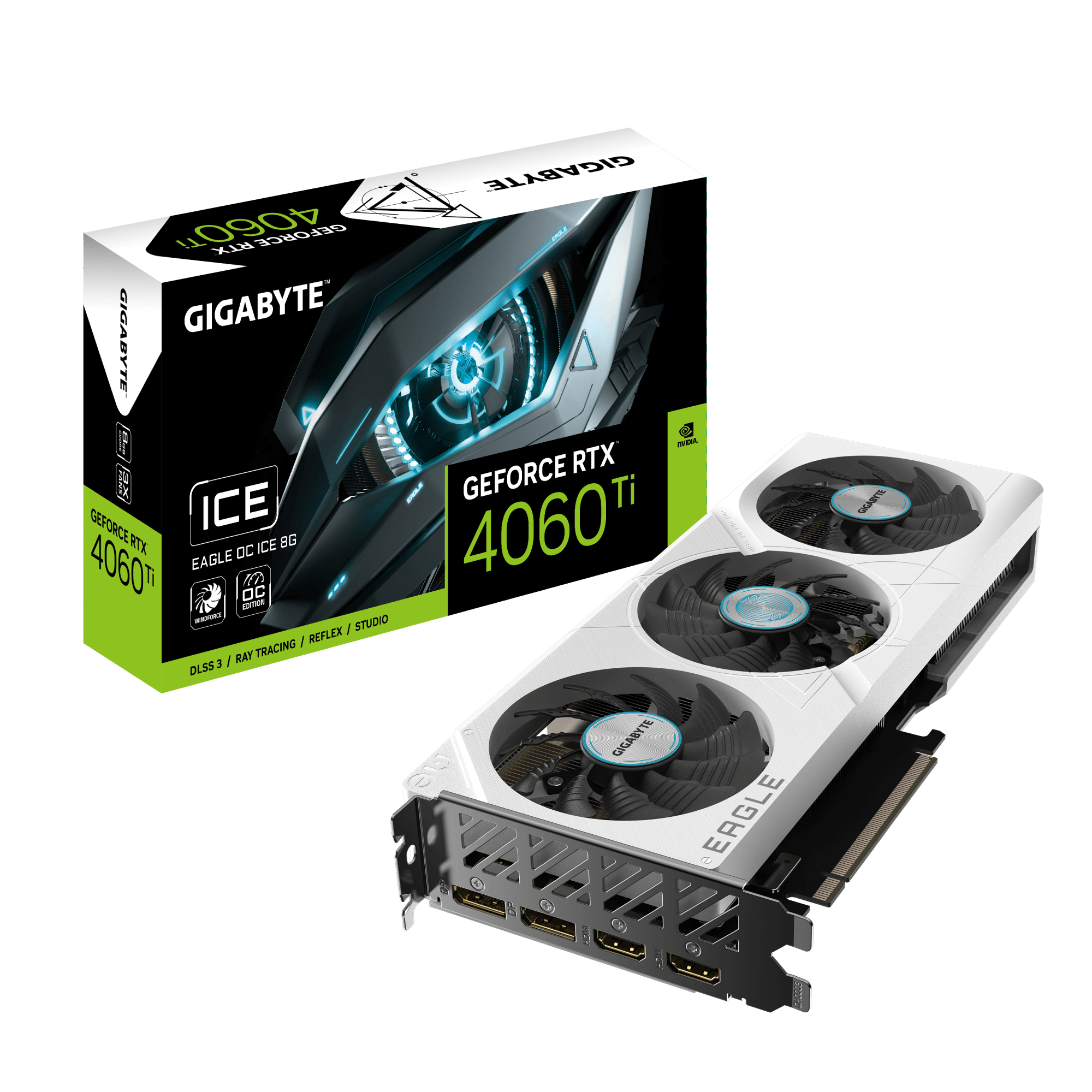 Gigabyte GeForce® RTX 4060 Ti Eagle OC Ice 8G
