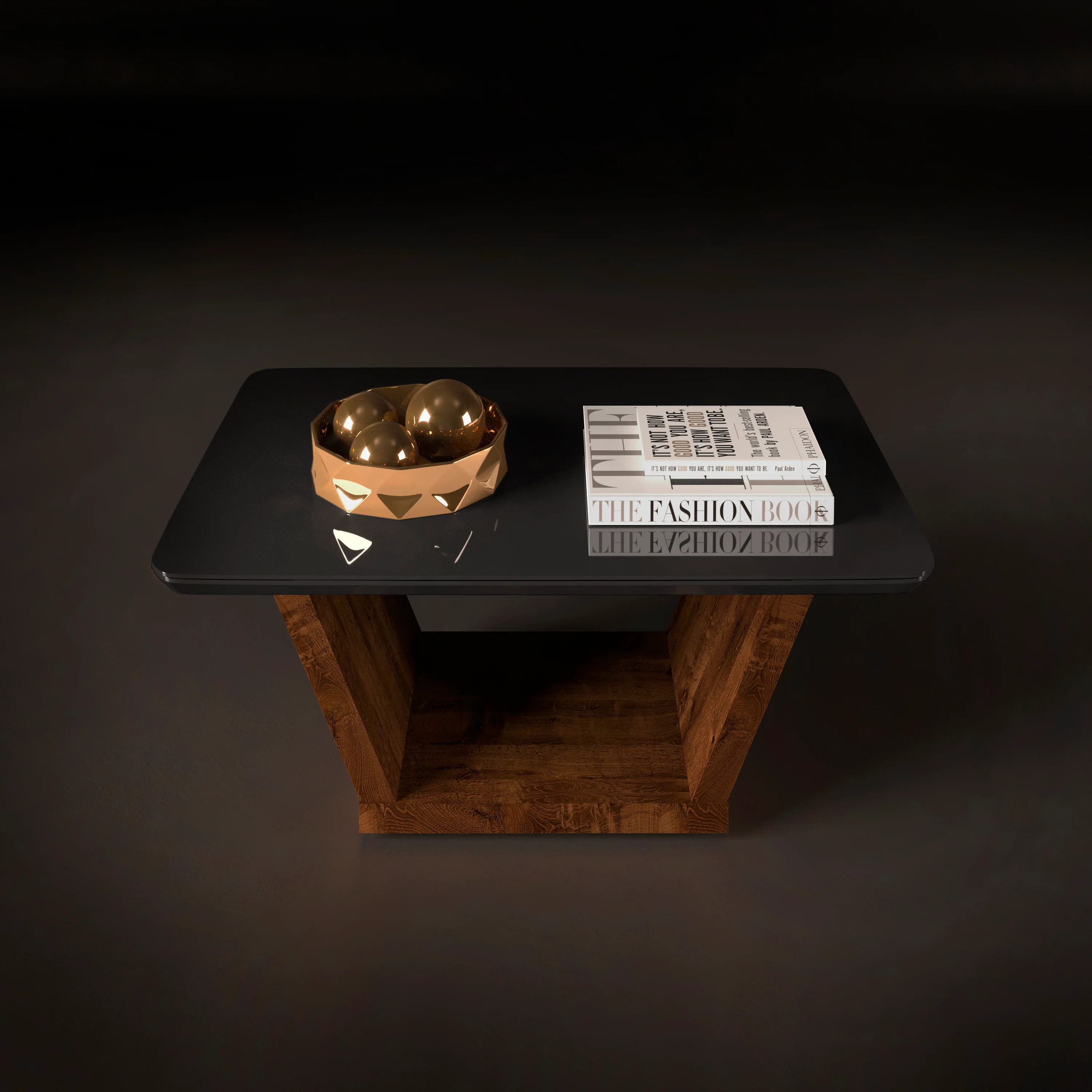 TABLE CENTRALE DJ FRATELLO RUSTICO MALBEC/PRETO BRILHO *  19 825.146