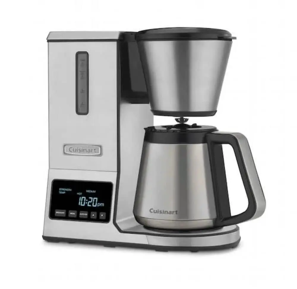 Cuisinart CPO-800P1 PurePrecision 8 Cup Pour-Over Coffee Brewer, Silver