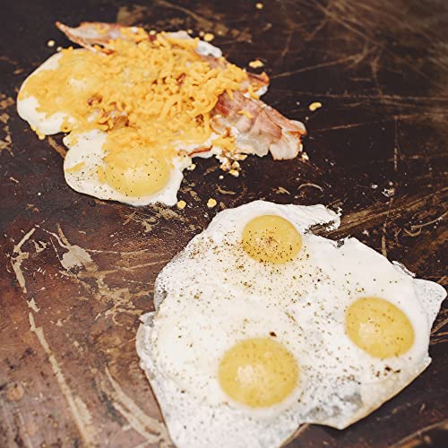 Razor Griddle Gas Grill & Griddle for Backyard Cooking and Camping, Portable Grill with Cart & Side Shelf