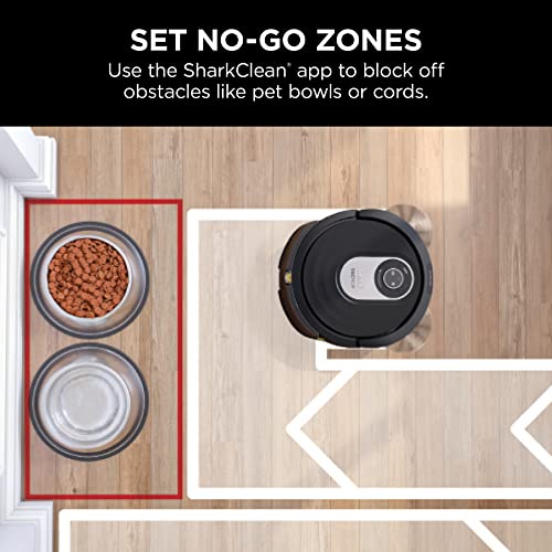 Shark AI Robot Vacuum & Mop, with Home Mapping, Perfect for Pets, Wifi, Works with Alexa, Black/Gold (AV2001WD)