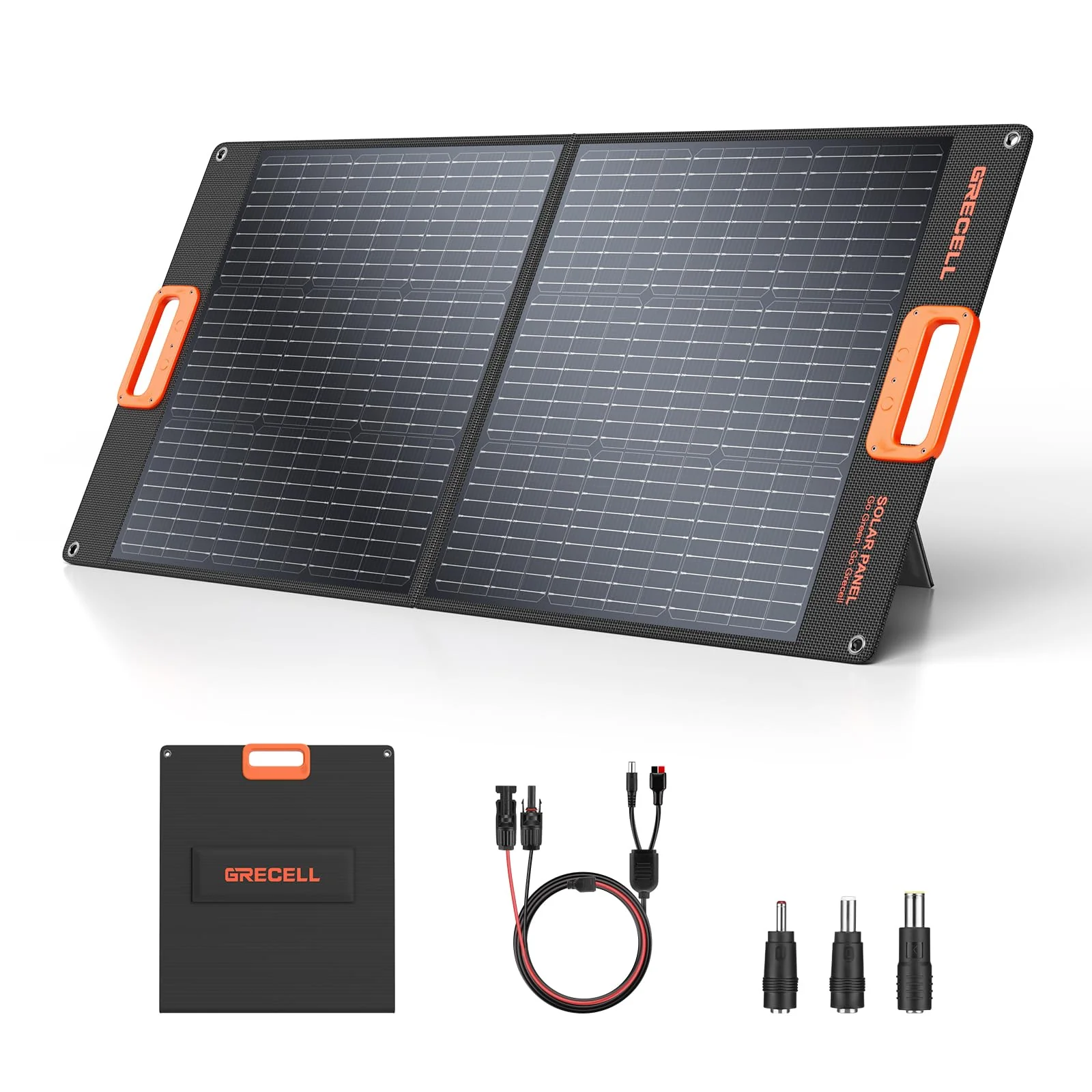GRECELL 100W Portable Solar Panel for Power Station Generator