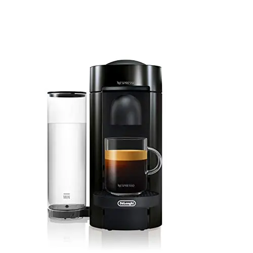 Nespresso Vertuo Plus Deluxe Coffee and Espresso Maker by De'Longhi, Matte Black