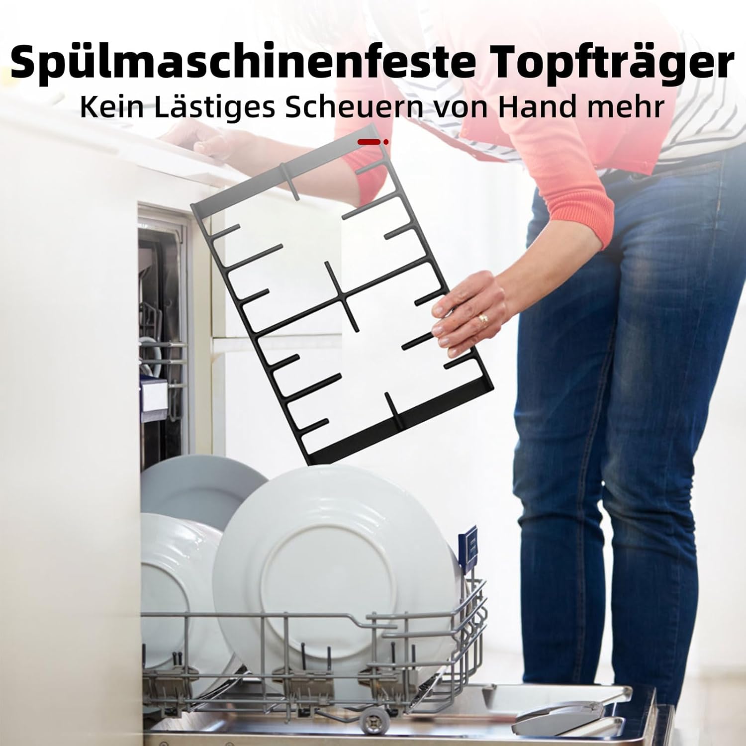 GASLAND GH2805BG1FC Table de cuisson à gaz 5 feux, Cuisinière à gaz avec brûleur wok, Table de cuisson à gaz encastrable, 76cm noir Cuisinière à gaz en verre, Cuisinière à gaz 10,4KW, GPL/NG