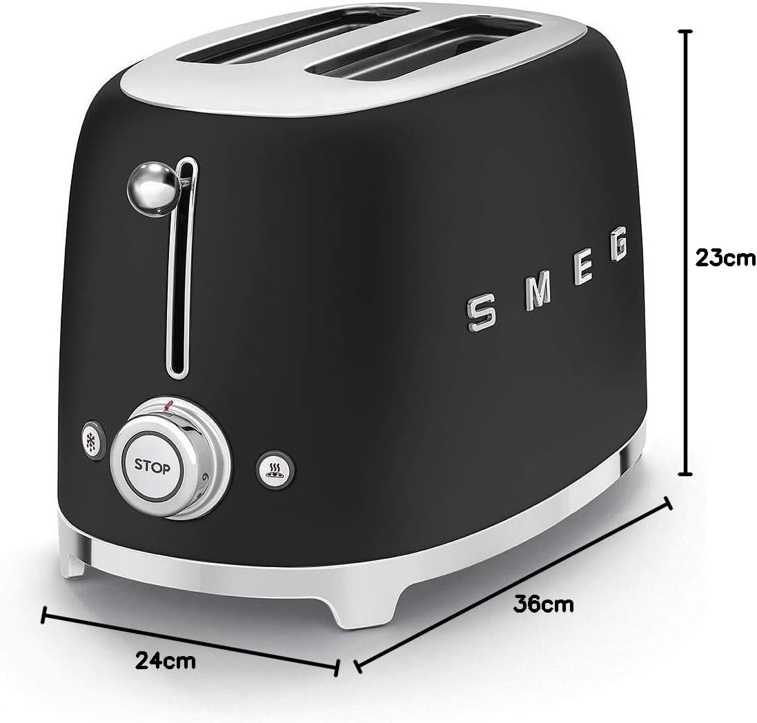 Grille-pains 2 Fentes 950w Noir Mat - TSF01BLMEU