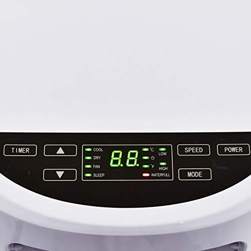 RELAX4LIFE Climatiseur Mobile Silencieux 9000BTU, Climatiseur Portable 4 en 1, Refroidisseur d'Air, Ventilateur, Déshumidificateur, Mode Nuit, 15-20㎡, Télécommande, Minuterie 24H, Classe Energie A