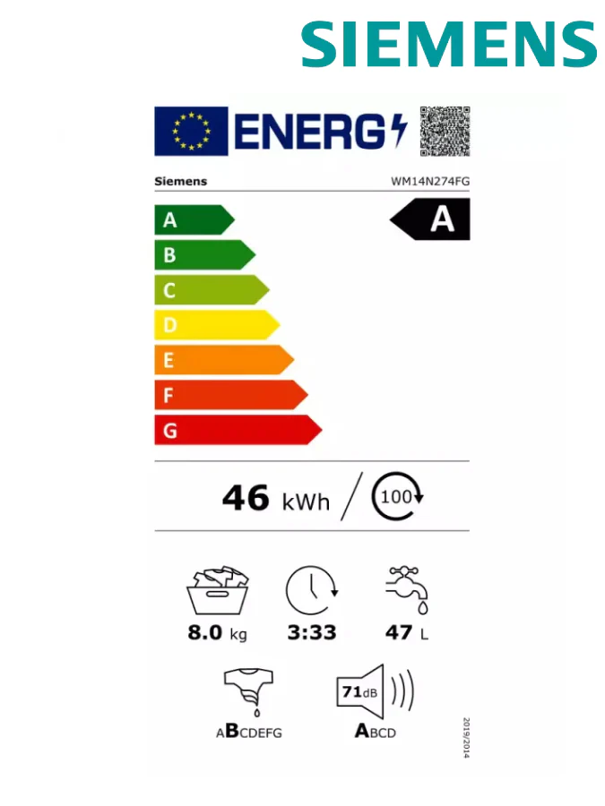 Siemens WM14N274FG