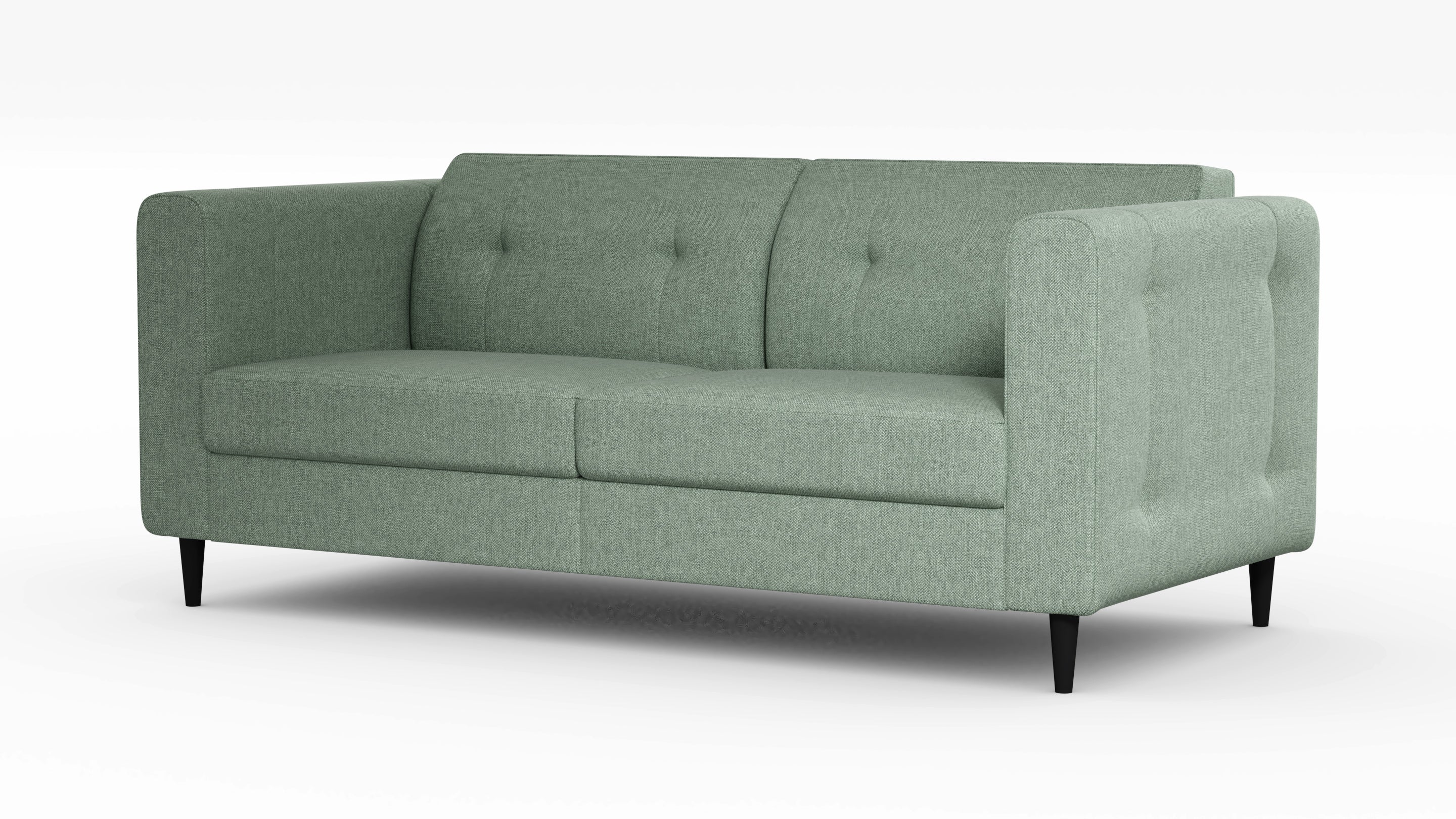 CANAPE BOSTON II  CF3 tissu Malmo aqua - A64253