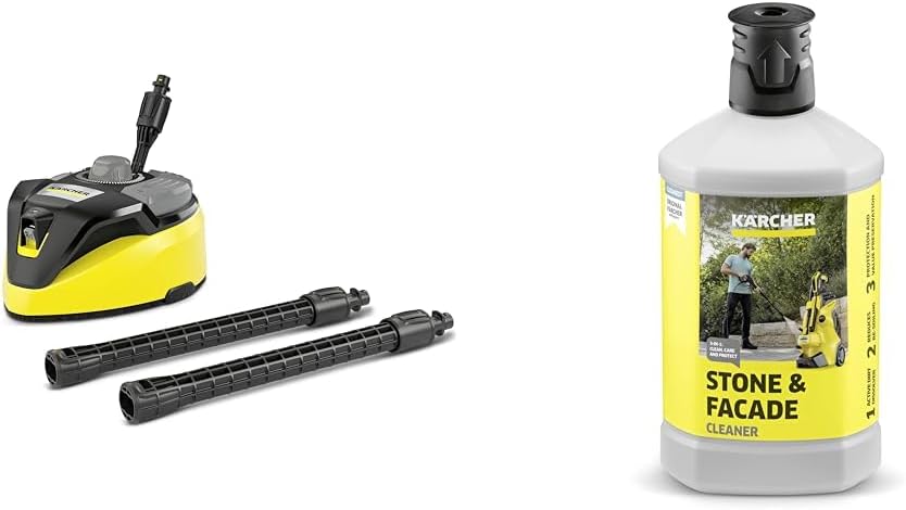 Krcher Flchenreiniger T-Racer T 7 Plus (Spritzwasserschutz, für groe Flchen, zwei Flachstrahldüsen, Handgriff für senkrechtes arbeiten, Powerdüse, Spüldüse)