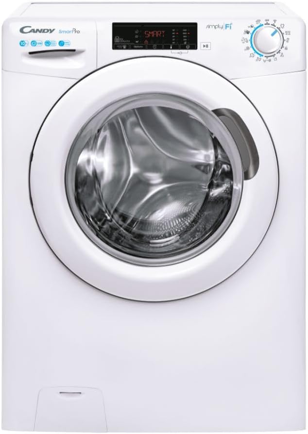 CANDY CO 12105TE/1-S Lave-linge Hublot Smart Pro, 10 kg, 1200 tr/min, Classe E, Blanc