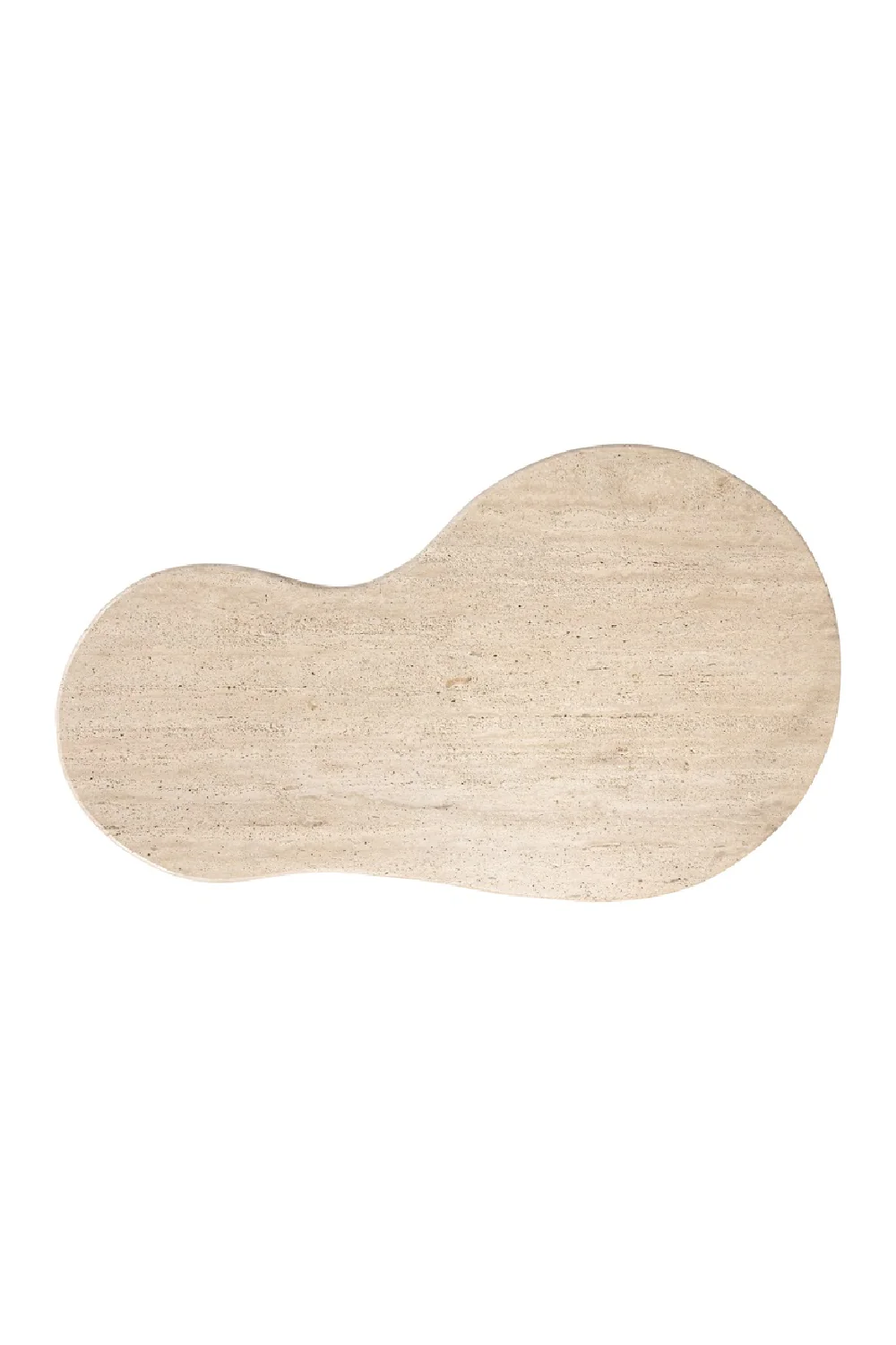 Table basse incurvée en travertin | Richmond Douglas